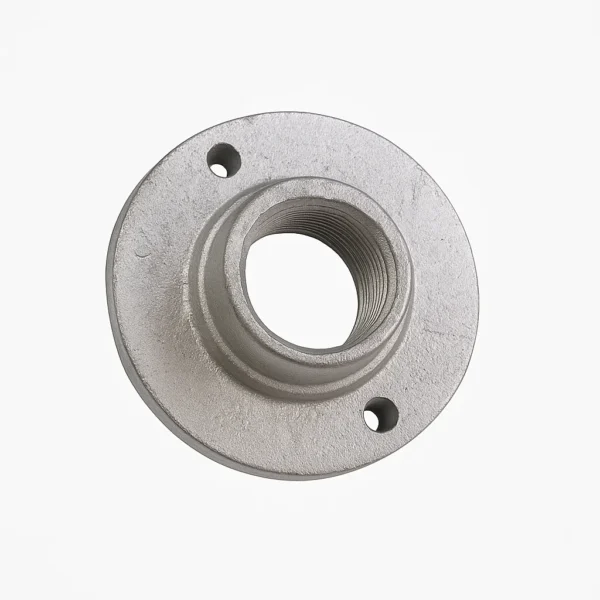 High-quality galvanized metal Junction Box Doom Cover with threaded opening and durable finish for electrical conduit systems